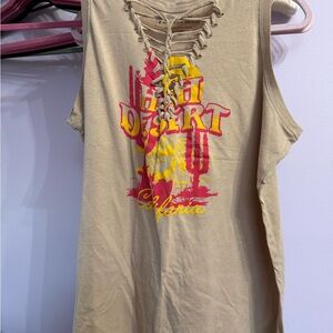 Torrid Classic Fit Beige Tank Top